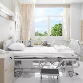 Sheet cotton 100% HOSPITAL, white 140 gr 150x260 cm