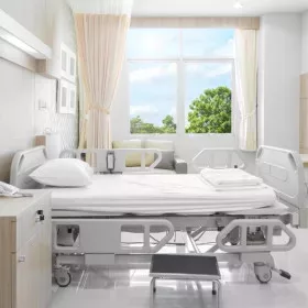 Sheet cotton 100% HOSPITAL, white 180 gr 150x260 cm