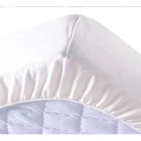   MATTRESS PROTECTOR WATERPROOF Round rubber - Terry top 90x200 cm + 30 cm