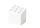CUBE Umbrella Stand White