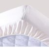 MATTRESS PROTECTOR WATERPROOF Round rubber - Cotton jersey top 100x200 cm + 30 cm