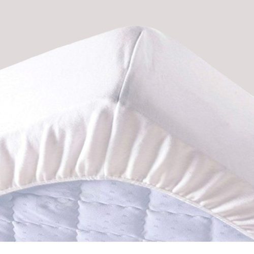 MATTRESS PROTECTOR WATERPROOF Rubber - Cotton jersey top 90x200 cm + 30 cm