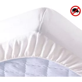   MATTRESS PROTECTOR WATERPROOF Round rubber Mite-free - Terry top 90x200 cm + 30 cm