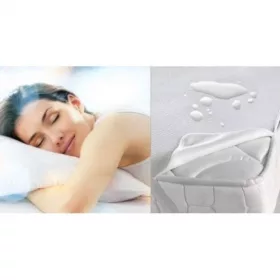   MATTRESS PROTECTOR WATERPROOF Corner elastic - Cotton jersey top 90x200 cm