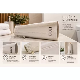 Quivera shaving towel with embroidered logo, 38x63 cm