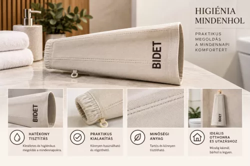Quivera shaving towel with embroidered logo, 38x63 cm