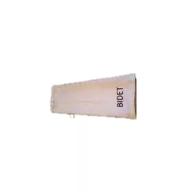 Quivera bidet towel with embroidered logo, 30x30 cm