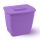 Planet Koala trash can with lid 6L (Hanging Bucket) purple