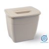 Planet Koala garbage can with lid 6L (Hanging Bucket) mink (milk coffee) color