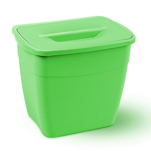 Planet Koala trash can with lid 6L (Hanging Bucket) green